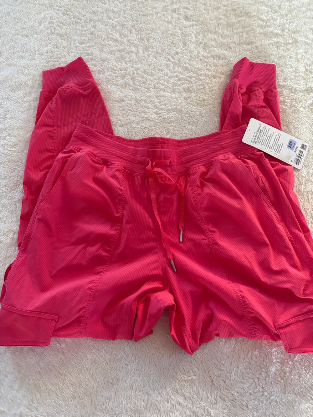 lululemon glaze pink dance studio jogger